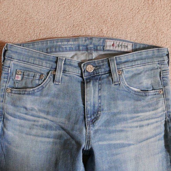 Ag Adriano Goldschmied Mid-rise Stilt Roll-up Jeans Size 26 - Picture 2 of 6